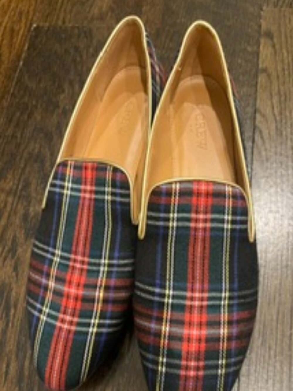 J. Crew Tartan Plaid Loafers